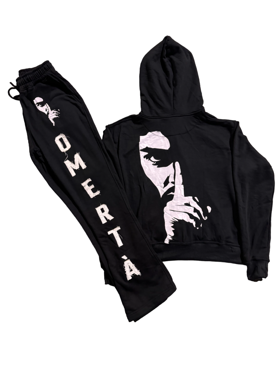 Black Omertà Jogging Suit