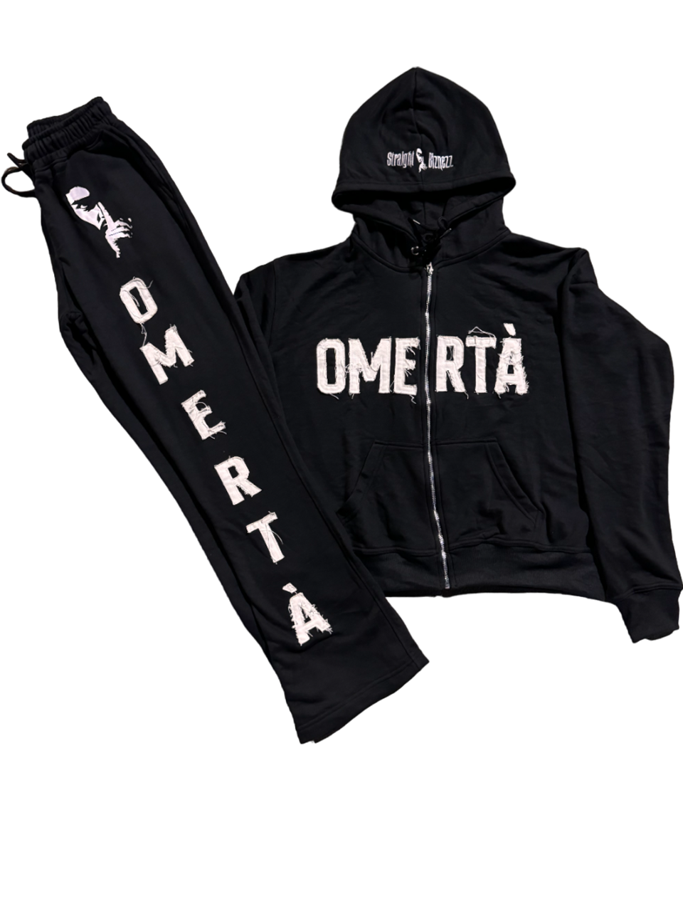 Black Omertà Jogging Suit