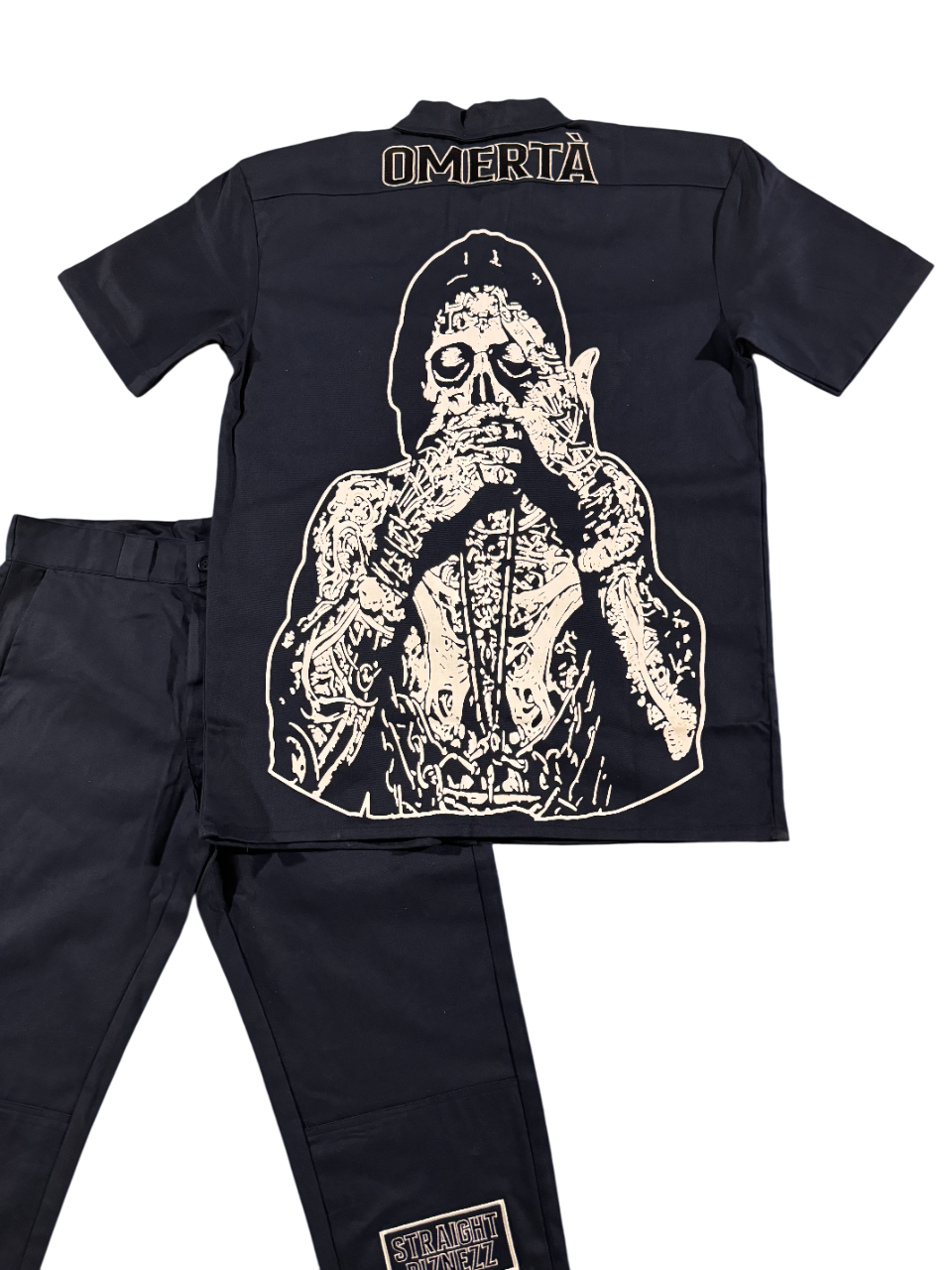 (Pre-Order) Navy Blue Omertà Dickies