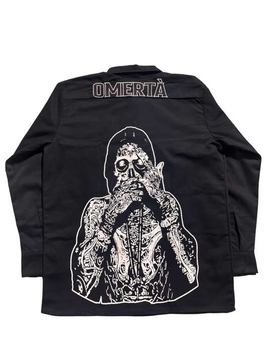 Long Sleeve Omertà Dickies Work Shirt