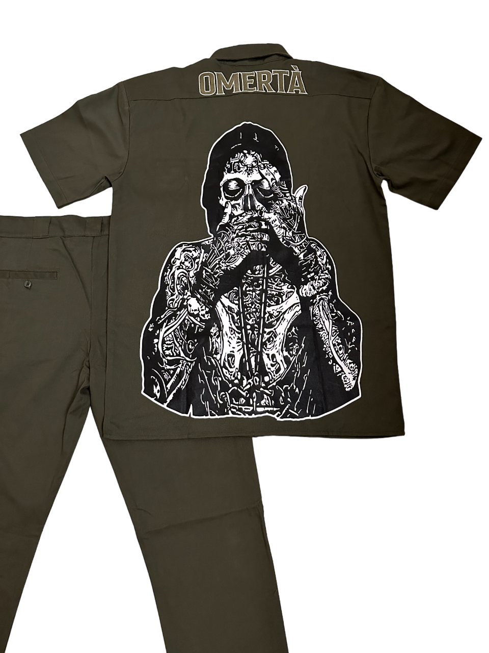 (Pre-Order) Olive Green Omertà Dickies