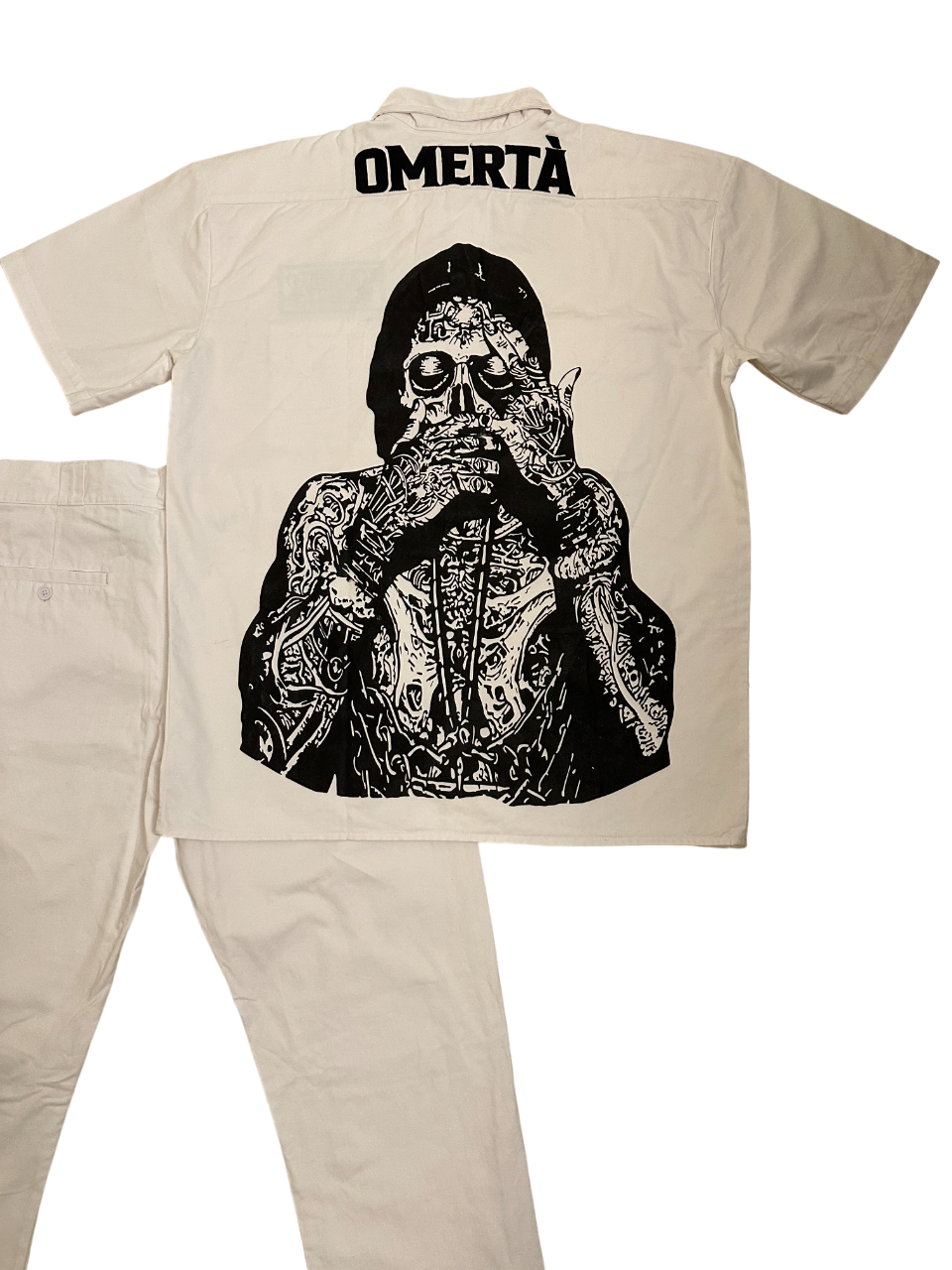 (Pre-Order) White Omertà Dickies