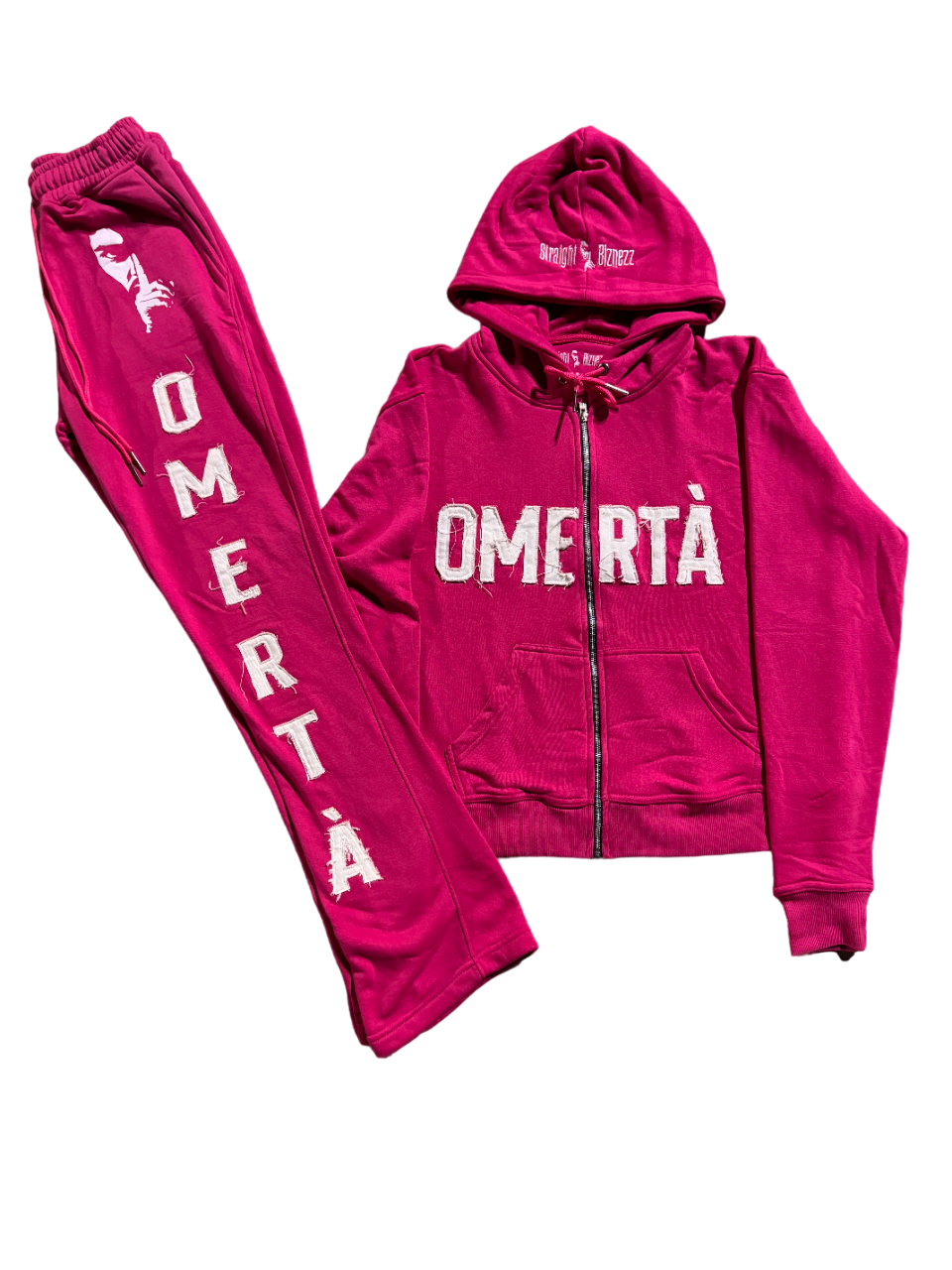 Pink Omertà Jogging Suit